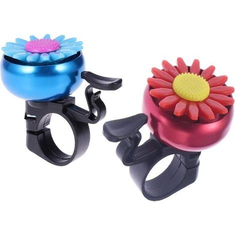 Set of 2 Mini Bicycle Bells for Bicycle Handlebars, Warning for Children, Boys and Girls, Bicycle Bell, Ring (1/5)