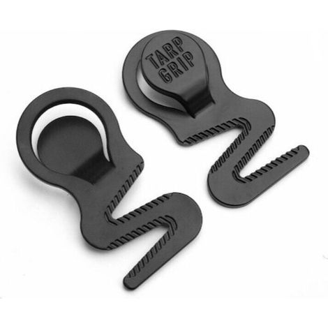 2PCS Attaches de tente Crochets de fixation résistants aux forces de traction – Accessoires d'activités de plein air pour housses de bateau, caravanes, tentes, abris temporaires, auvents, bâch (1/4)
