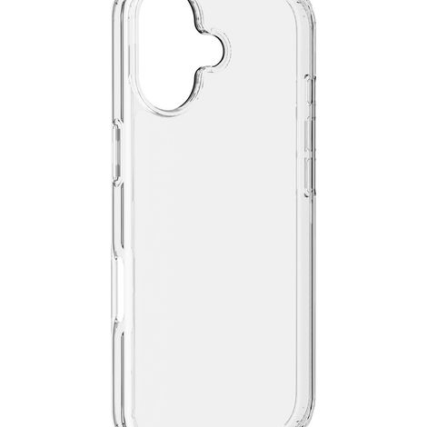 Cellularline Clear Strong - iPhone 17 Funda rígida con bordes de goma (1/2)