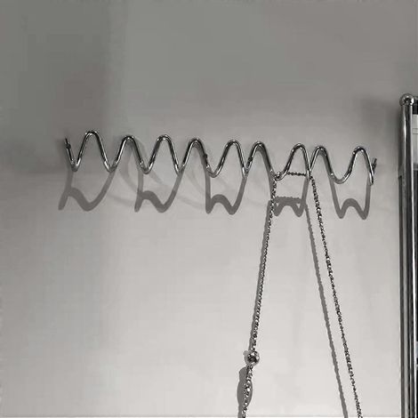 Crochets argentés minimalistes, porte-manteau mural, crochets à fixer derrière la porte, crochets électroplaqués, décoration intérieure. (1/4)