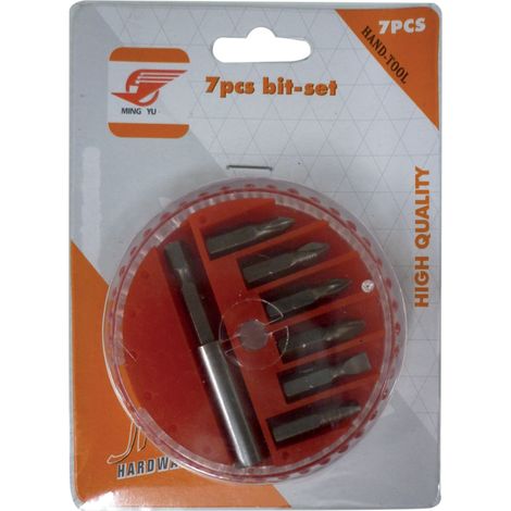 INSERTI PER AVVITATORI SET PZ.7 RIF.76700 CHINA T MAX 6044 CF 12,0