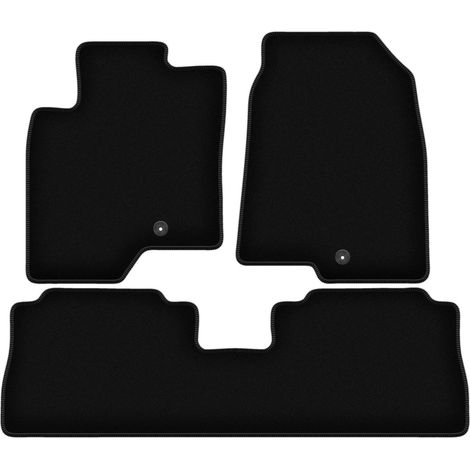 Schwarze Velours-Fußmatten für Chevrolet Captiva SUV (2006-2017) (1/5)