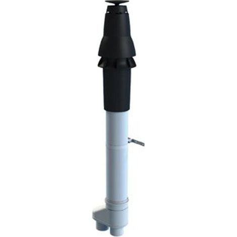 Burgerhout Safe pp hr skyline conduit de toit 80 80mm noir