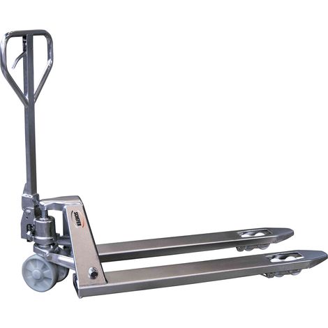 Schefer Gabelhubwagen ECO Professional Edelstahl Tragkraft 2500kg Gabellänge 1150mm (1/5)