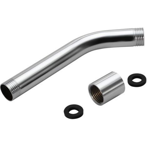 Rallonge de douche, bras de douche en acier inoxydable résistant à la rouille et à l'usure, accessoires de tuyau de salle de bain durables (15 cm) (1/5)