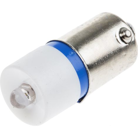 Voyant à LED Bleu, culot BA9S, 230V c.a. ( Prix pour 1 )