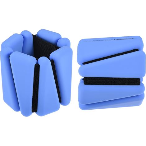 Poids réglables pour poignet et cheville, 0,9 kg au total (0,5 kg chacun), poids d'entraînement pour jambes pour homme et femme pour l'entraînement, le yoga, le jogging, la marche (1/5)