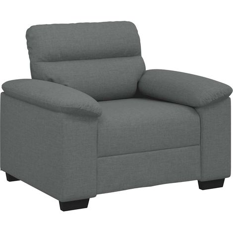Maison Exclusive - Sessel Dunkelgrau 100x81x84 cm Stoff (1/5)
