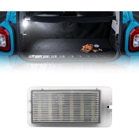 LED Trunk Light for Smart Fortwo C453 Forfour W453 Interior Luggage Compartment Light Courtesy Light, 1 Piece Canbus Error Free Forfour W453 2014-2021 18-SMD blanc éclairage intérieur de coffre CANbu (1/5)