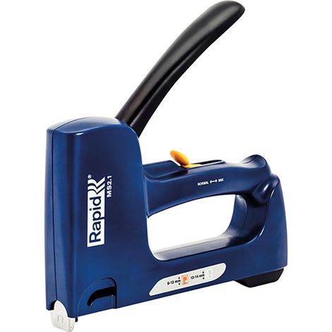 RAPID MS2.1 2-in-1 Manual Staple Gun for Cable and Standard Staples Light-Duty