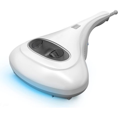 Aspirateur UV Anti-acariens, Aspirateur Matelas Textiles avec lumière de stérilisation UV, sans Sac, Filtre HEPA Lavable, avec câble