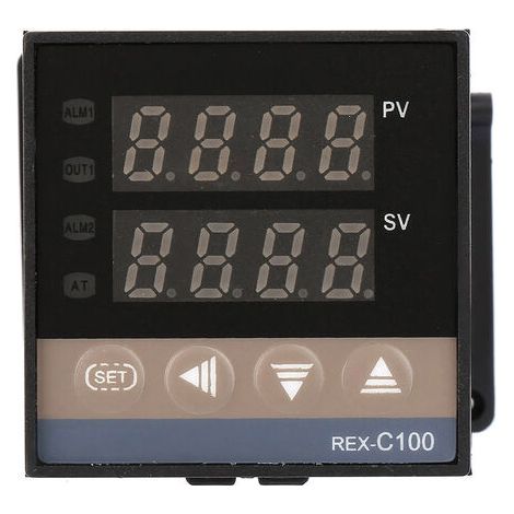 FENOPLASTICARégulateur de température numérique PID sortie relais REX C100FK02-MAN (1/5)
