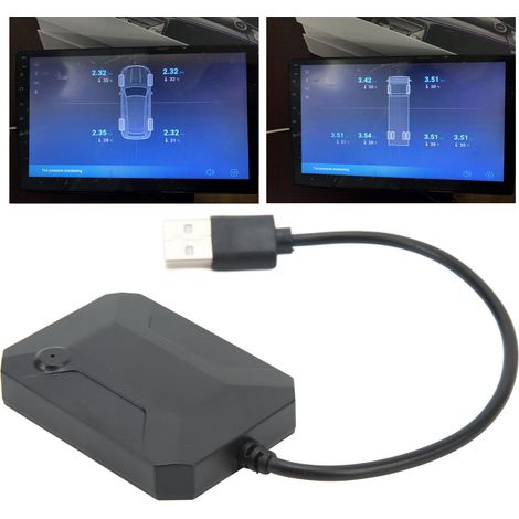 Kabelloses externes Reifendruckkontrollsystem (TPMS) mit USB-Anschluss für Autos (mit eingebautem Akku) (1/5)