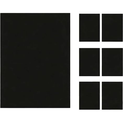 Lot de 6 Feuilles Autocollantes pour Filtre de Couverture de Lumière LED - Film Diffus d'Écran, Réduct de Luminosité, pour Réveil, Radio, Moniteur, Boîte de Câble, 5 x 6,7 cm, Facile à Inst (1/5)