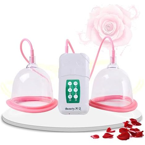 Pompe électrique pour grossissement du sein - Pour les seins plus grands - Agrandissement des seins - Pour massage de la poitrine sous vide - Coupe CD (1/5)