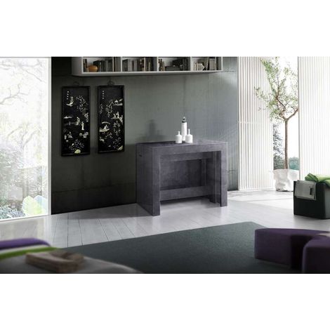 Pratika Set 2 Panche per Consolle - Ardesia - 290/66x25x45 cm (1/5)