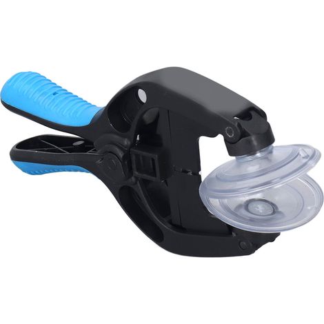 Pince à ventouses ergonomique avec poignée antidérapante en PVC, réglable et amovible, outil d'ouverture de moustiquaire à ventouse puissante (1/5)