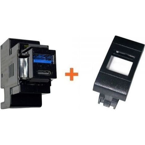 Perry presa USB A + C 3A compatibile Bticino living International - 1MCUSB002A