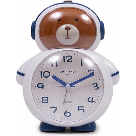 Orologio-Sveglia Analogico Timemark Orso Astronauta Multicolore Plastica