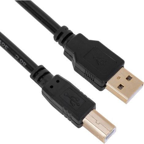 BeMatik - Super câble USB 2.0 (AM/BM) 0.2m (1/5)