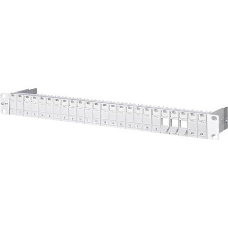 Panneau de brassage 24 ports Metz Connect 130920-00-E non équipé 1 UH R02701 (1/2)