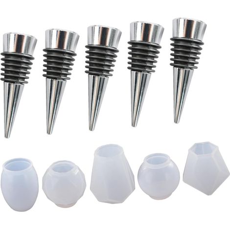 Moule silicone bouchons, pour création maison, résine créative