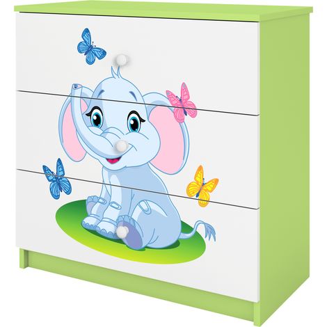 Kinderkommode Babydreams Grün (1/5)