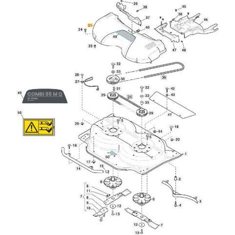 CARTER PR.CIN.TRASMISSIONE CD85-95-105 NCS8000N ORIGINALE STIGA - 337060031/0