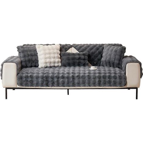 Ultraweicher und flauschiger Sofabezug, dicker und warmer Sofabezug für den Winter, 70 x 120 cm, ideal für das Wohnzimmer (1/5)
