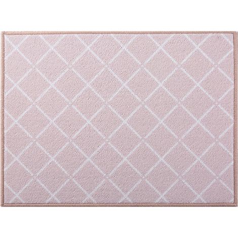 Tapis De Table Rectangulaire En Polyester Absorbant Et Isolant Pour Salle À Manger - Rose - 1 Pièce (1/5)