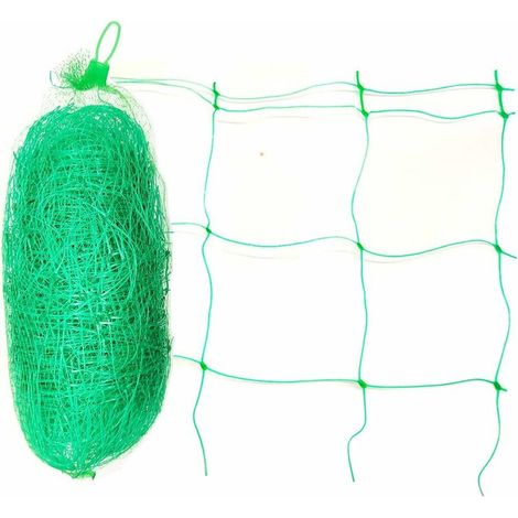 Plastic Heavy Duty Garden Trellis Netting for Climbing Plants, Vegetables, Fruits, Flowers (2 x 10m, Green)