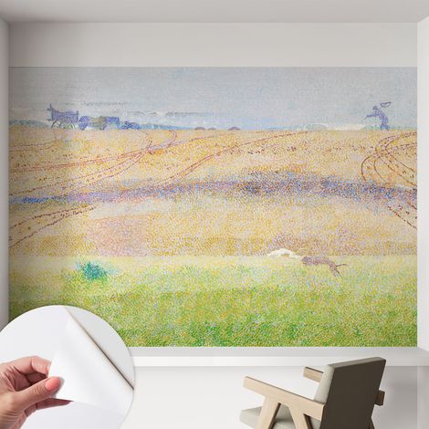 Selbstklebend Tapete - Wandgestaltung - Tapete Wohnzimmer - Flur Eingangsbereich Sommerfeld 152x104 cm (1/5)