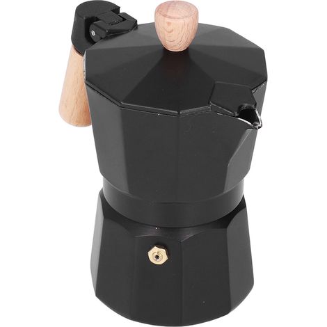 Cafetière octogonale à piston pour 6 tasses, idéale pour le camping, la maison et le bureau. (1/5)