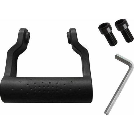 Poignée de rechange pour meuleuse d'angle, filetage 8 mm diamètre, plastique, poignée antidérapante absorbant les chocs, accessoire auxiliaire pour outil de polissage, noir (1/5)
