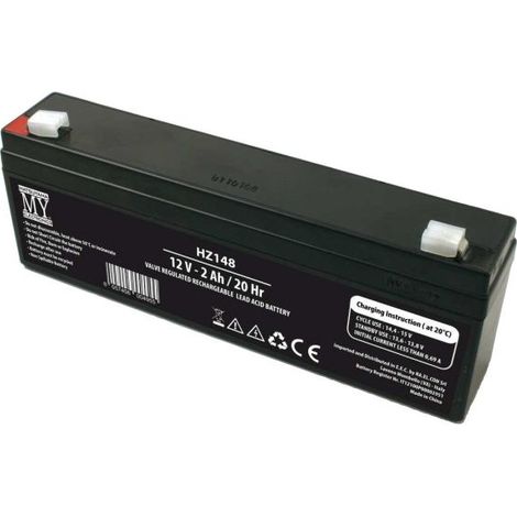 Matsuyama Batteria ricaricabile piombo 12V 2,0A  178x35x61mm - HZ148