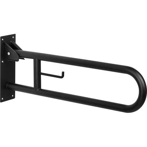 MEDICLINICS BG2800B MEDINOX Barra Abatible Vertical Negra - ref: BG2800B