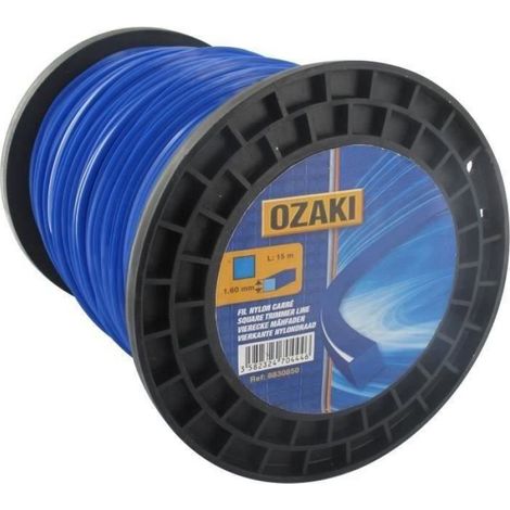 Bobine Fil Nylon Carré - 200 M - Diamètre 3 30 Mm - Pour Débroussailleuse - 1 Pièce (1/2)