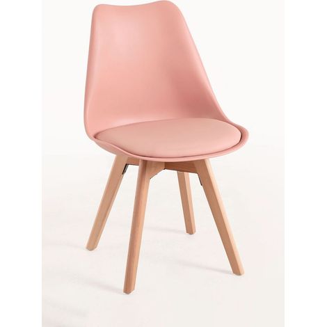 Sillas Comedor - Silla Synk Basic - Rosa Avellana