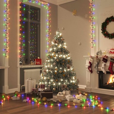 Guirlande lumineuse Moderne - Guirlande LED extérieur et interieur compacte avec 400 LED Multicolores 13 m PVC BV343650 - BonneVie (1/5)