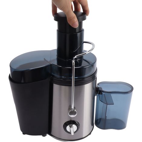 Extracteur de jus automatique 1000W, grande goulotte large pour fruits et légumes entiers, prise UE 220V (1/5)