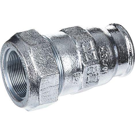 Raccord à bride 1"1/2 (40x49) femelle tube acier 48,3 mm extérieur (1/5)