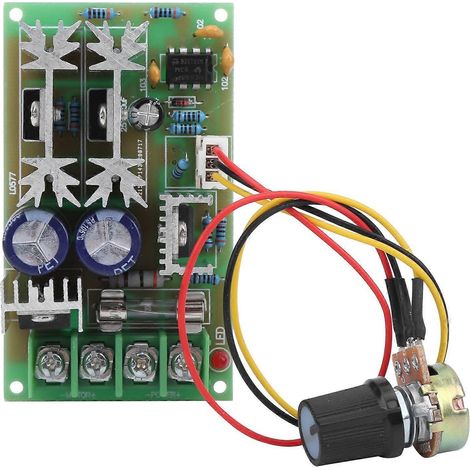 Motordrehzahlregelungsmodul DC12V/24V/36V/48V Hochleistungs-Treiberplatine PWM 20A DC10-60V