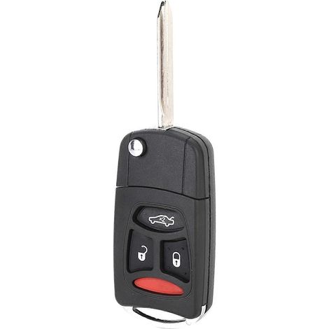 Klappbare Fernbedienungs-Schlüsselhülle mit 3 Panikknöpfen, passend für CHRYSLER 300 2005-2007