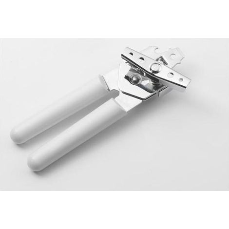 Abrelatas Pedrini 0048-820 manual acero inoxidable blanco