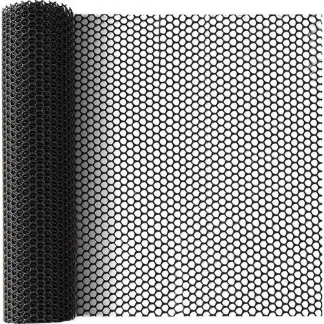 Filet - Plastique Noir - 5 M x 40 Cm - Protection Arbres Plantes Animaux - 1 Pièce (1/5)