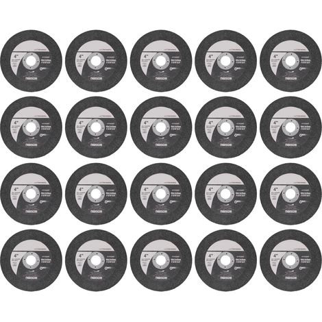 20Pcs Disques à tronçonner rapide pour métal, nettoyage efficace, Ø100mm extérieur, Ø16mm intérieur (1/5)