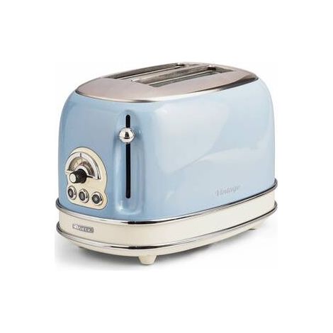 ARIETE ARIET155/3 Grille-Pain Rétro Couleur Bleu Celeste (1/4)