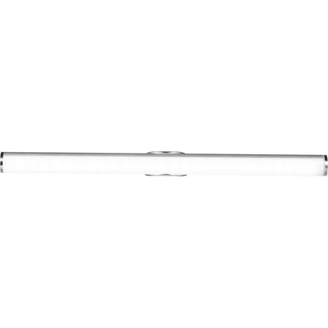 Ortviai Lampe LED pour miroir de salle de bain – Éclairage sans fil, tactile et dimmable, rechargeable USB-C, 30 cm, blanc