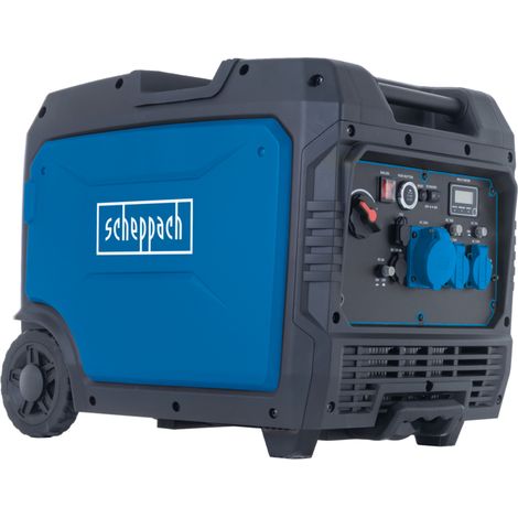 Scheppach Groupe électrogène Inverter SG7000i - 6200W - moteur 4 temps 298 cm³ - 2 x 230V 16A - 1 x 230V 32A - 1 x 12V DC + ports USB (1/5)