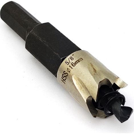Scie cloche RS PRO HSS 16mm, profondeur de coupe 11mm ( Prix pour 1 )